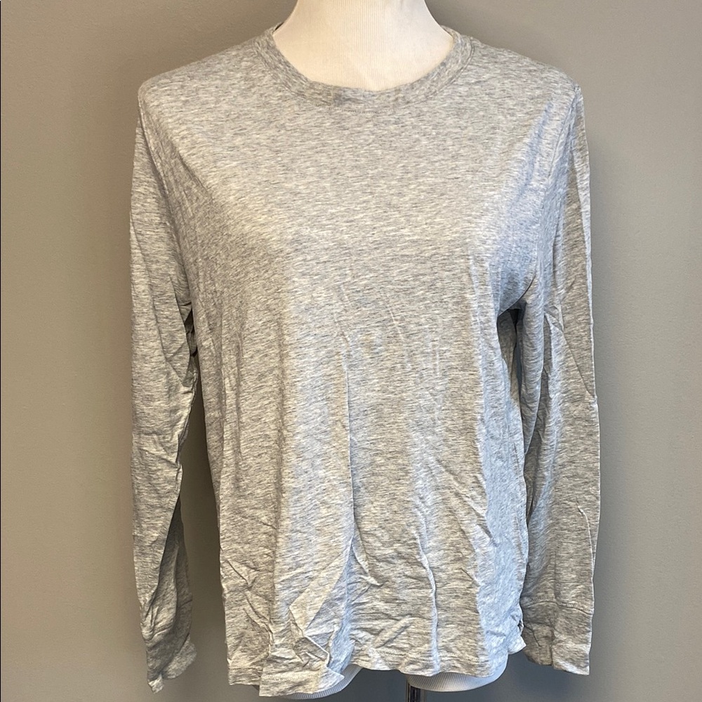 J. Crew Gray Long Sleeve Tee